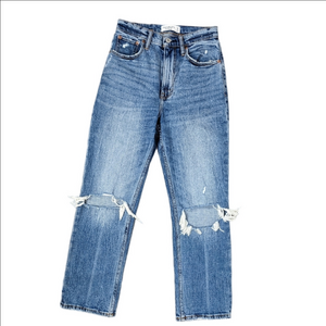 Abercrombie & Fitch Ankle Straight Jeans Size 25